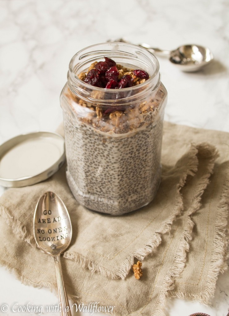 Vanilla Chia Pudding with Granola | Cooking with a Wallflower