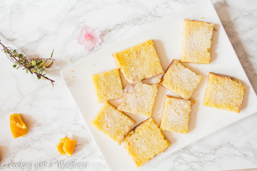 Meyer Lemon Citrus Bars | Cooking with a Wallflower