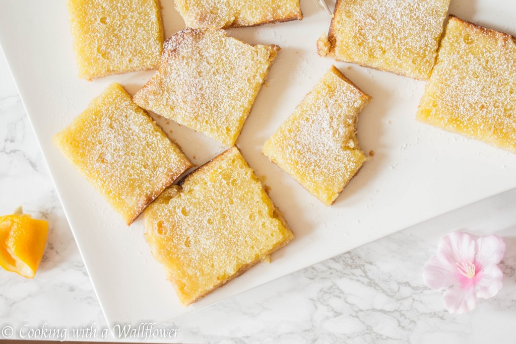 Meyer Lemon Citrus Bars | Cooking with a Wallflower