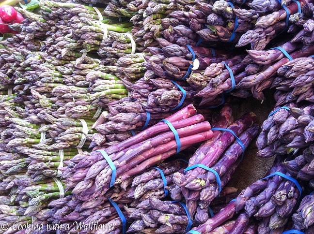 Purple Asparagus | Cooking with a Wallflower
