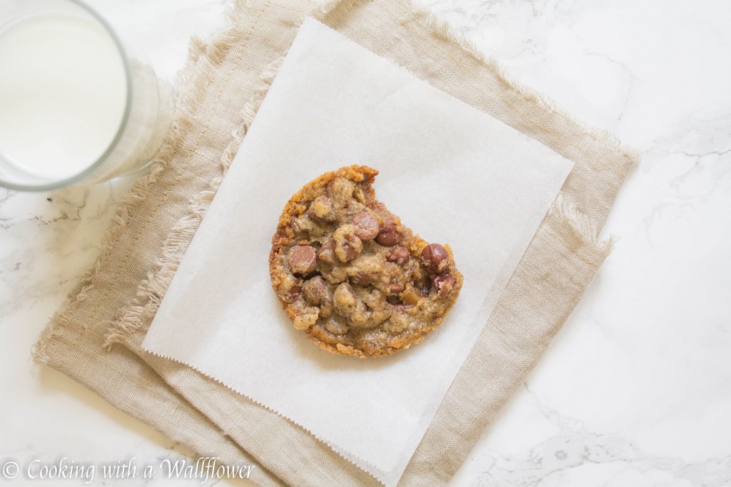Sea Salt Mocha Chocolate Chip Cookie for One | Cooking with a Wallflower