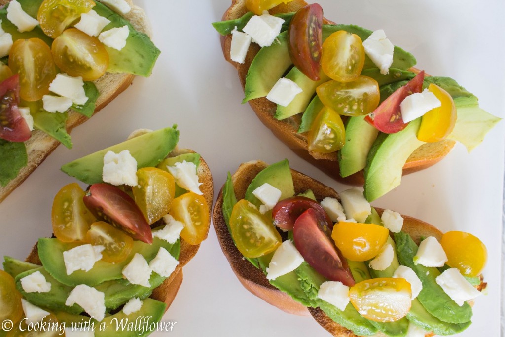 Caprese Avocado Toast | Cooking with a Wallflower