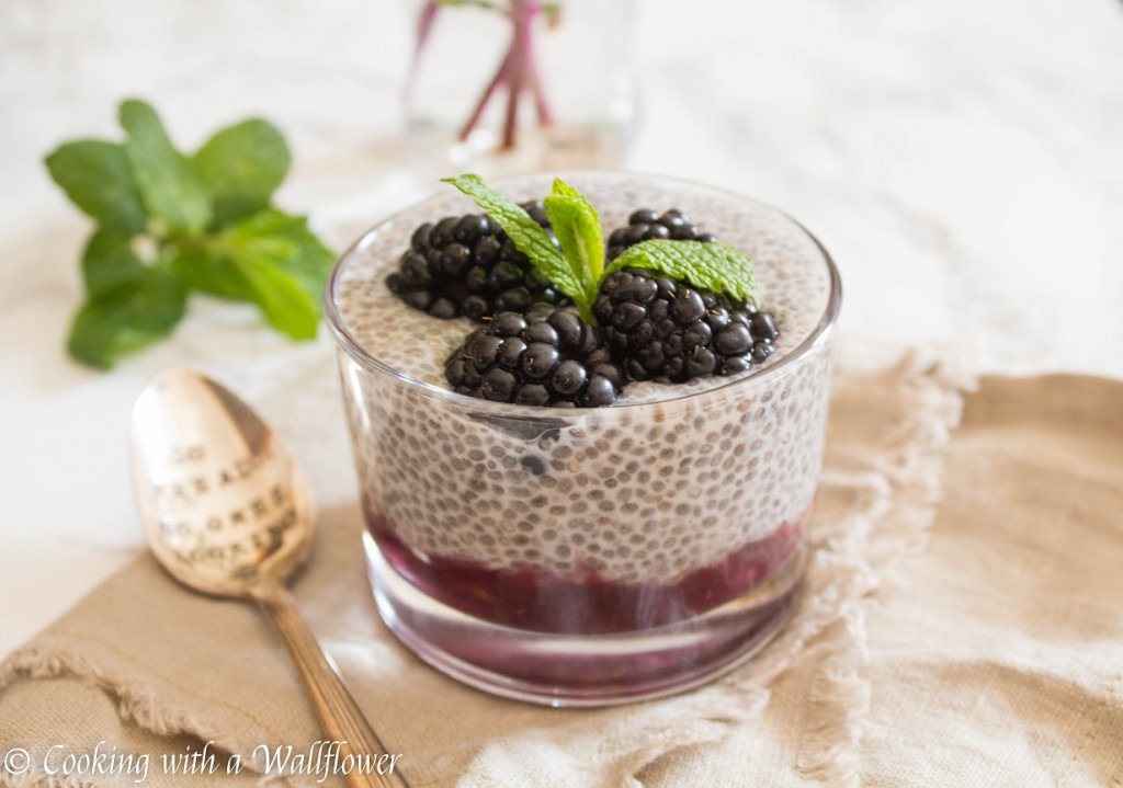 Overnight Jam Chia Pudding | Cooking with a Wallflower