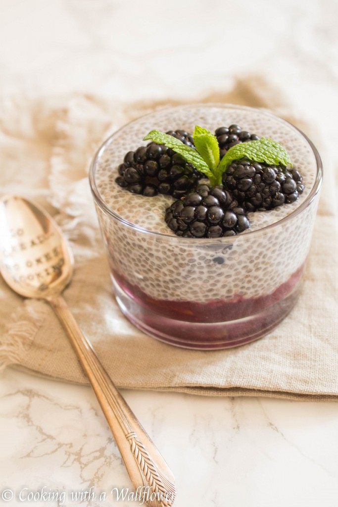 Overnight Jam Chia Pudding | Cooking with a Wallflower