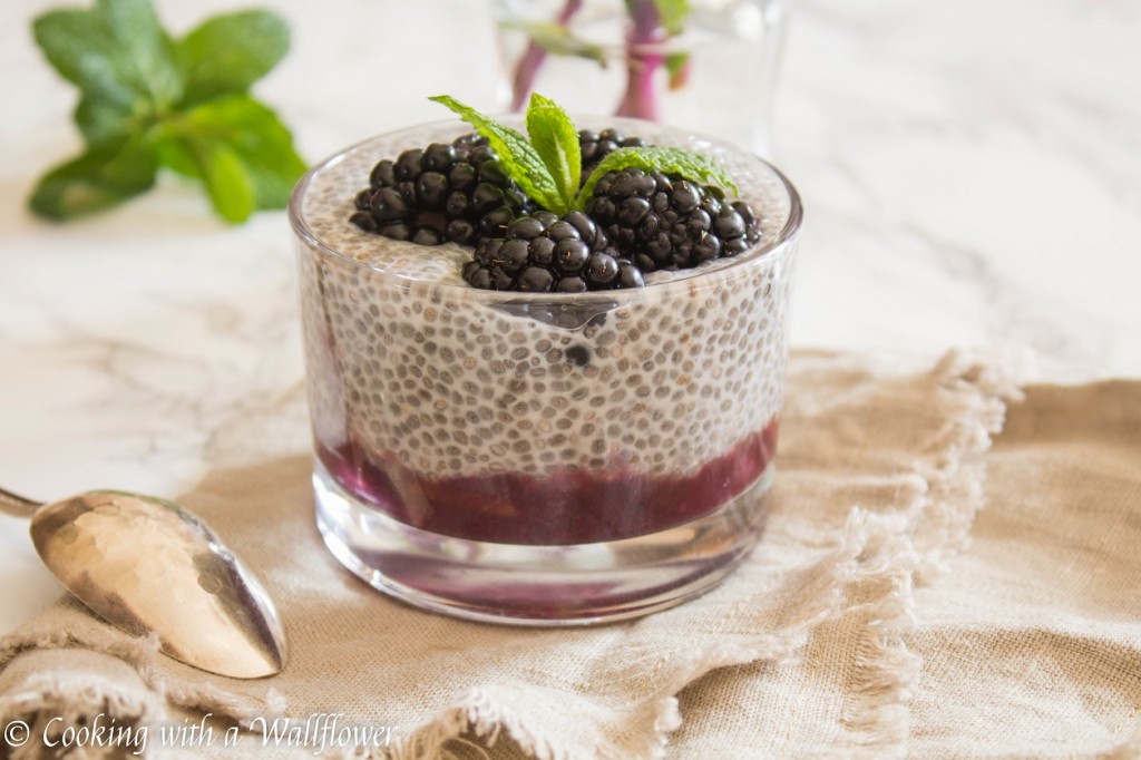 Overnight Jam Chia Pudding | Cooking with a Wallflower