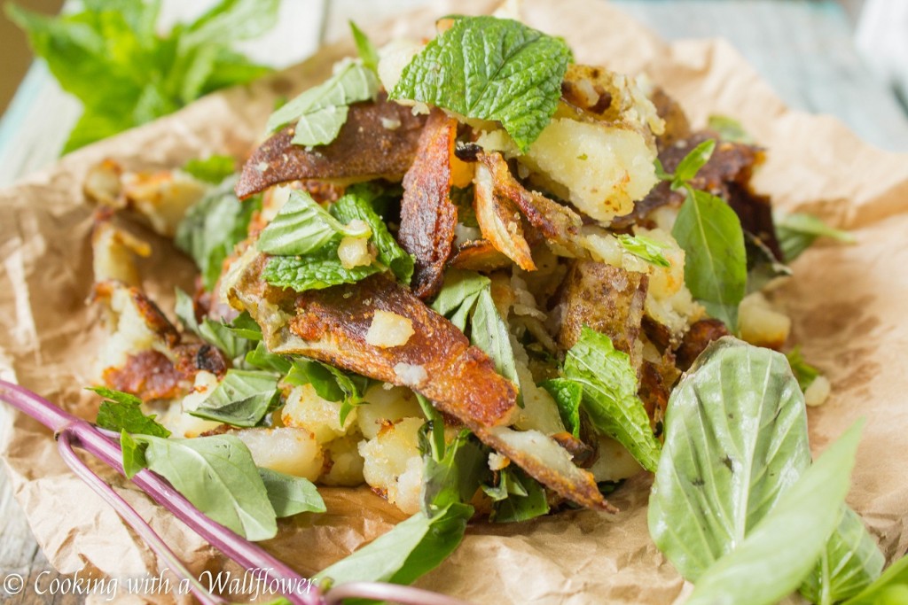 Crispy Garlic Fries with Fresh Herbs | Cooking with a Wallflower