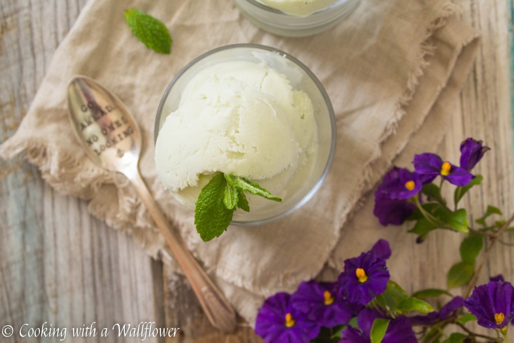 No Churn Pandan Coconut Ice Cream | Cooking with a Wallflower