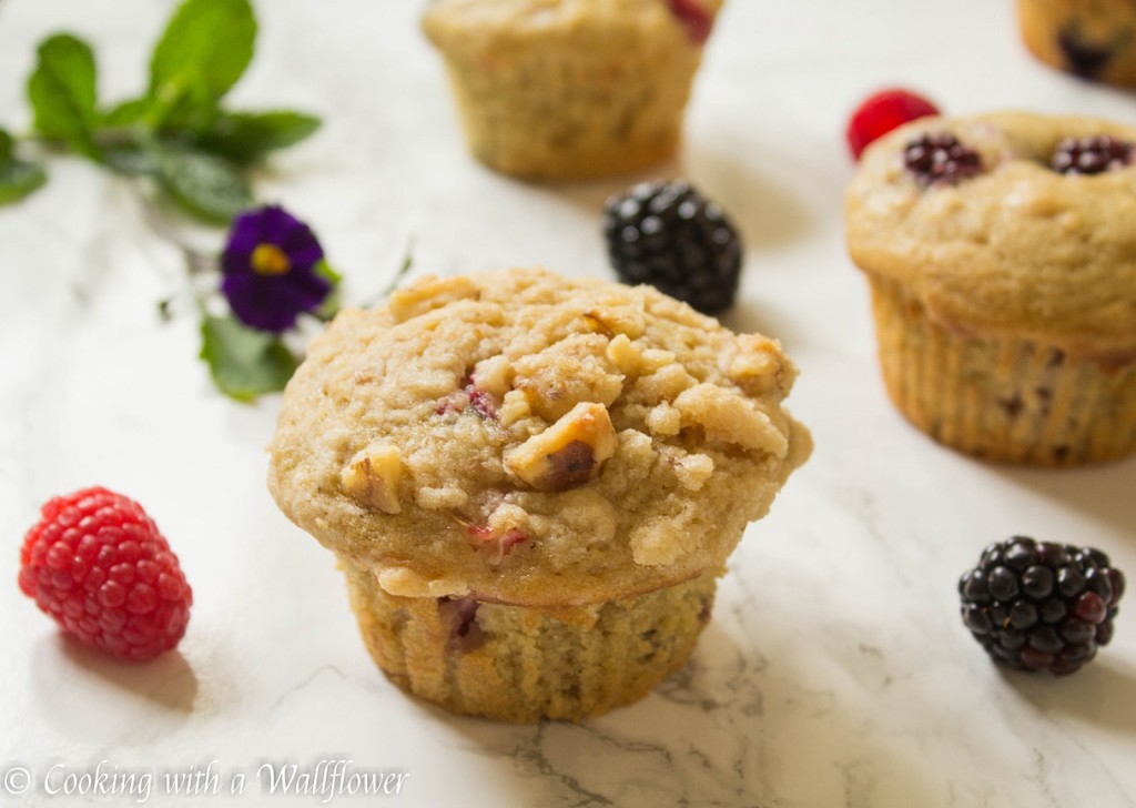 Mixed Berry Buttermilk Muffins | Cooking with a Wallflower