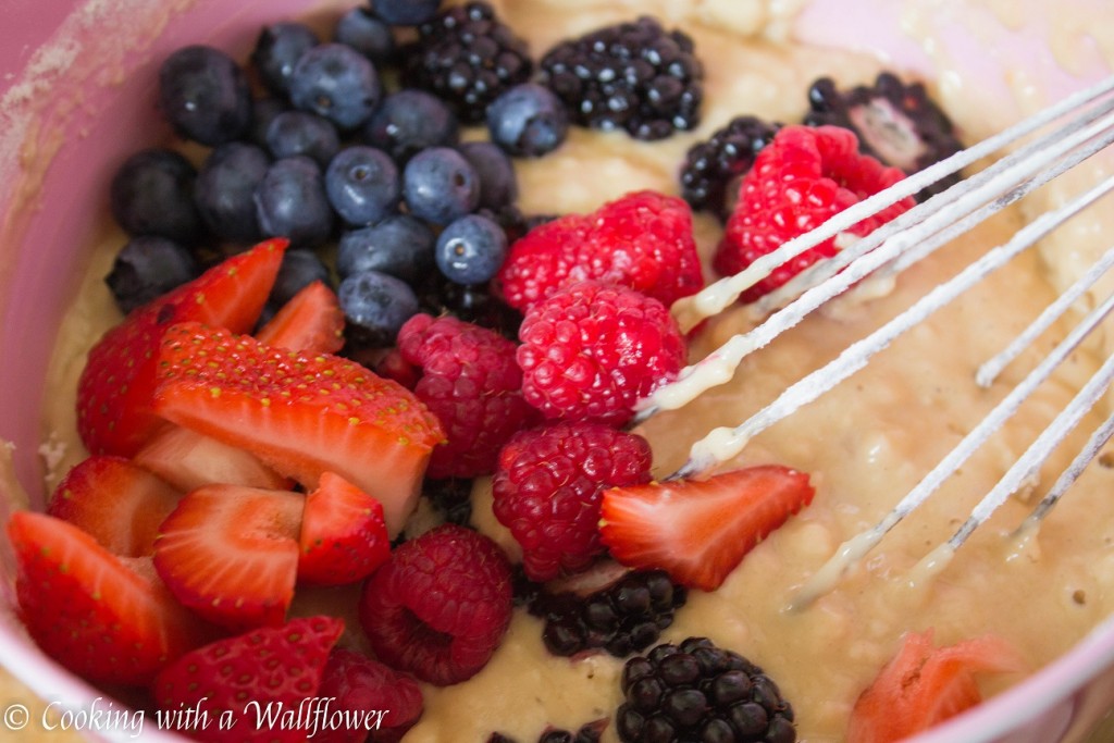 Mixed Berry Buttermilk Muffins | Cooking with a Wallflower