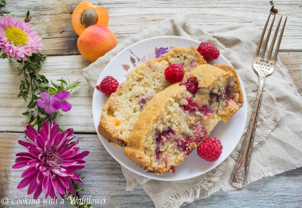 Raspberry Apricot Bread | Cooking with a Wallflower