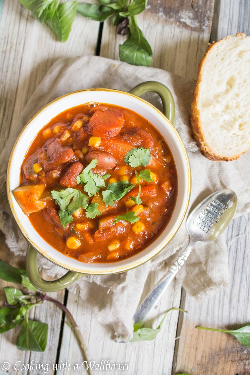 Spicy Summer Vegetable Chili