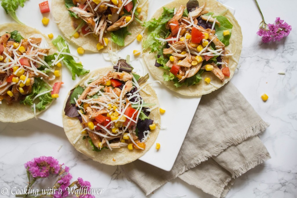 Honey Peach BBQ Chicken Tacos | Cooking with a Wallflower