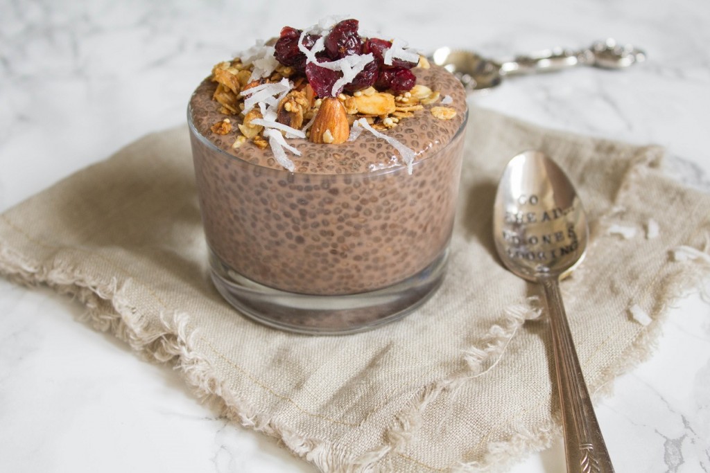 Overnight Chocolate Chia Pudding | Cooking with a Wallflower