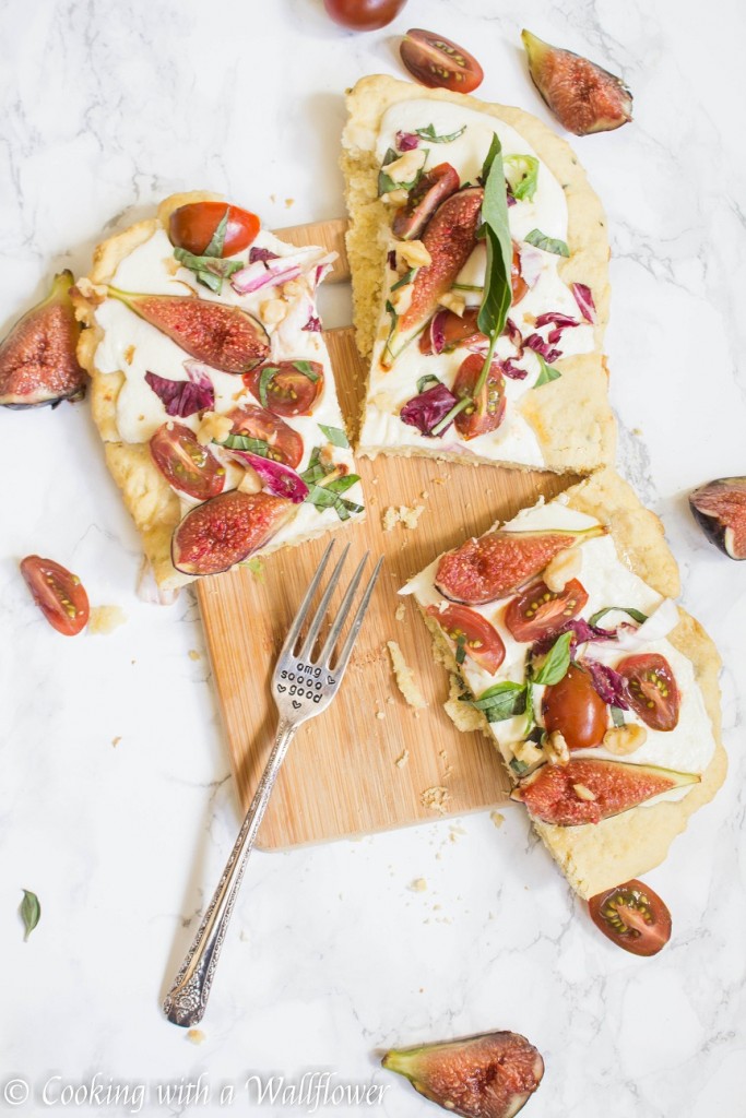 Fig Caprese Flatbread | Cooking with a Wallflower