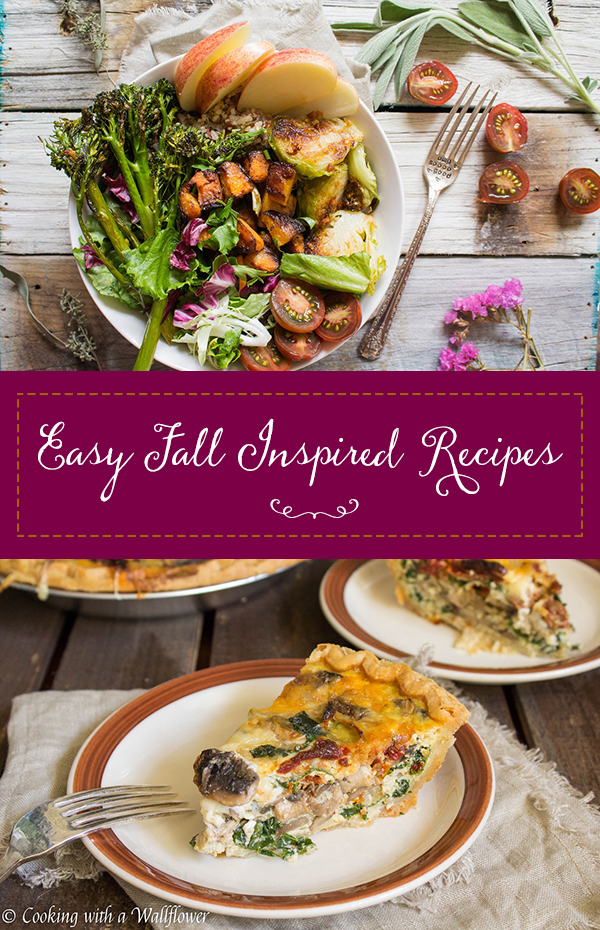 Easy Fall Inspired Recipes