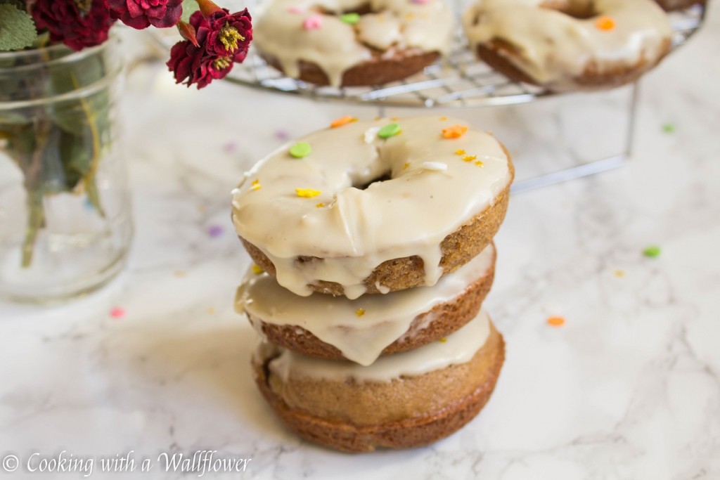 Apple Cider Doughnuts with Maple Glaze | Cooking with a Wallflower