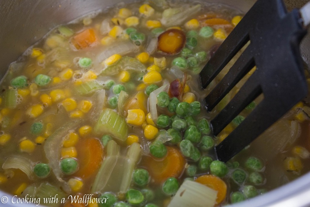 Leftover Turkey Noodle Soup | Cooking with a Wallflower