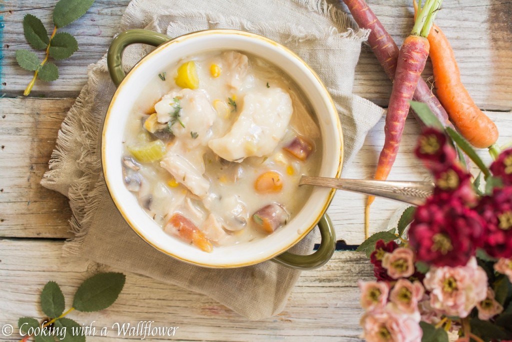 Leftover Turkey and Dumpling Soup | Cooking with a Wallflower