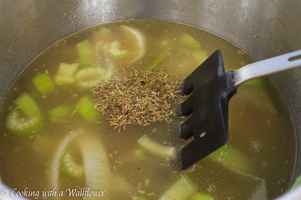 Leftover Turkey and Dumpling Soup | Cooking with a Wallflower