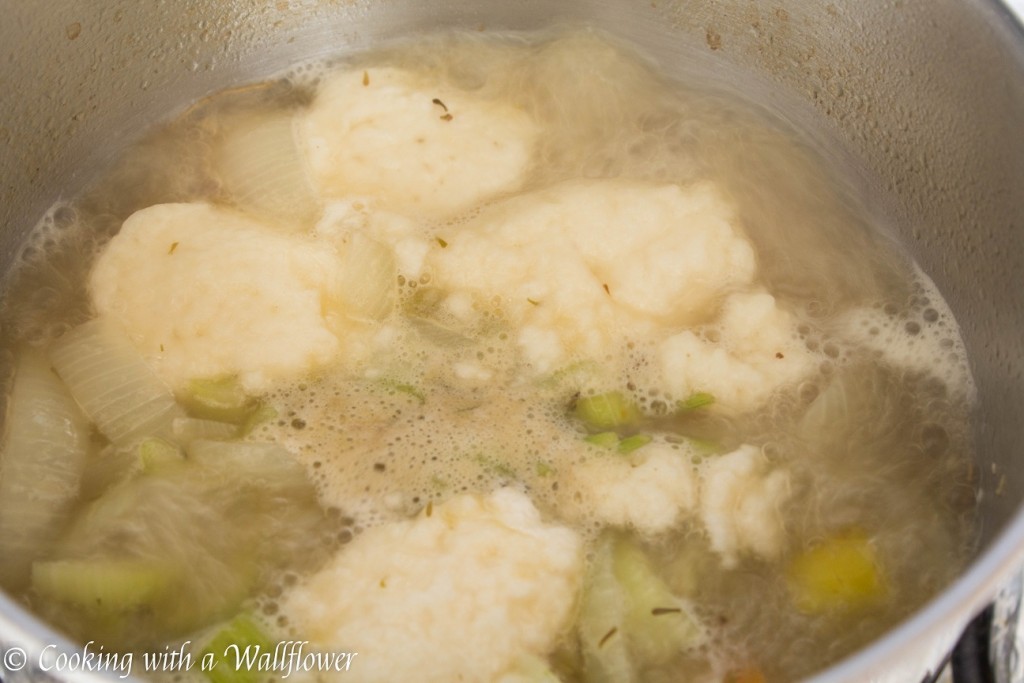 Leftover Turkey and Dumpling Soup | Cooking with a Wallflower