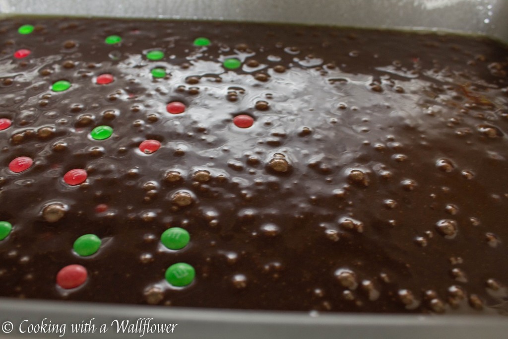 Mocha M&M's Brownies | Cooking with a Wallflower