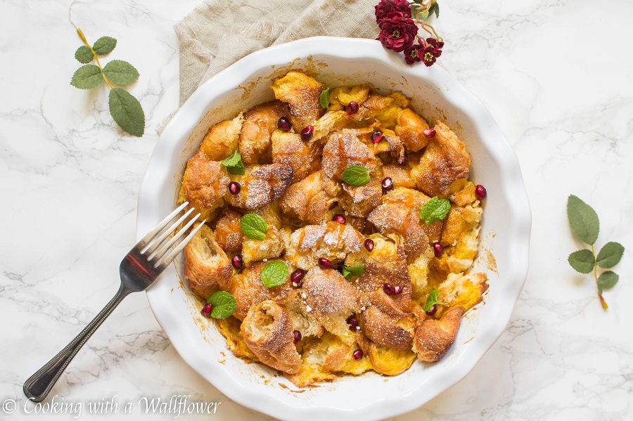 Pumpkin Croissant French Toast