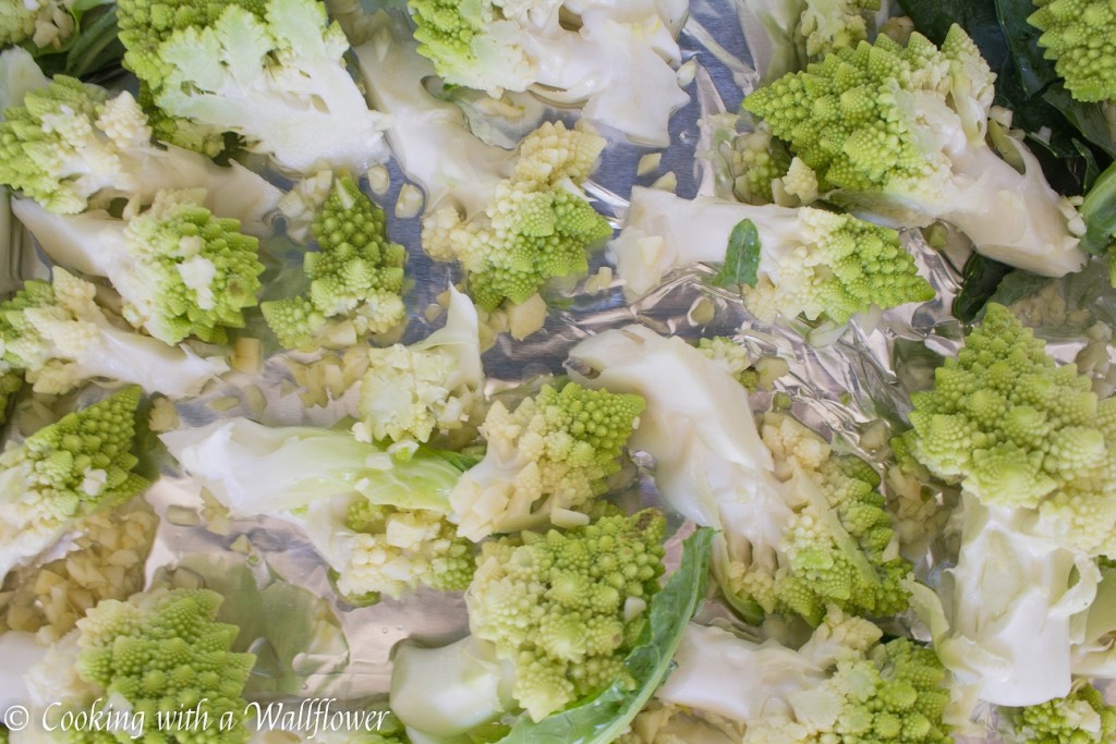 Roasted Garlic Romanesco with Fresh Herbs | Cooking with a Wallflower
