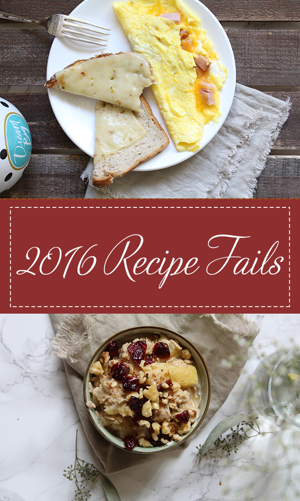 2016 Recipe Fails