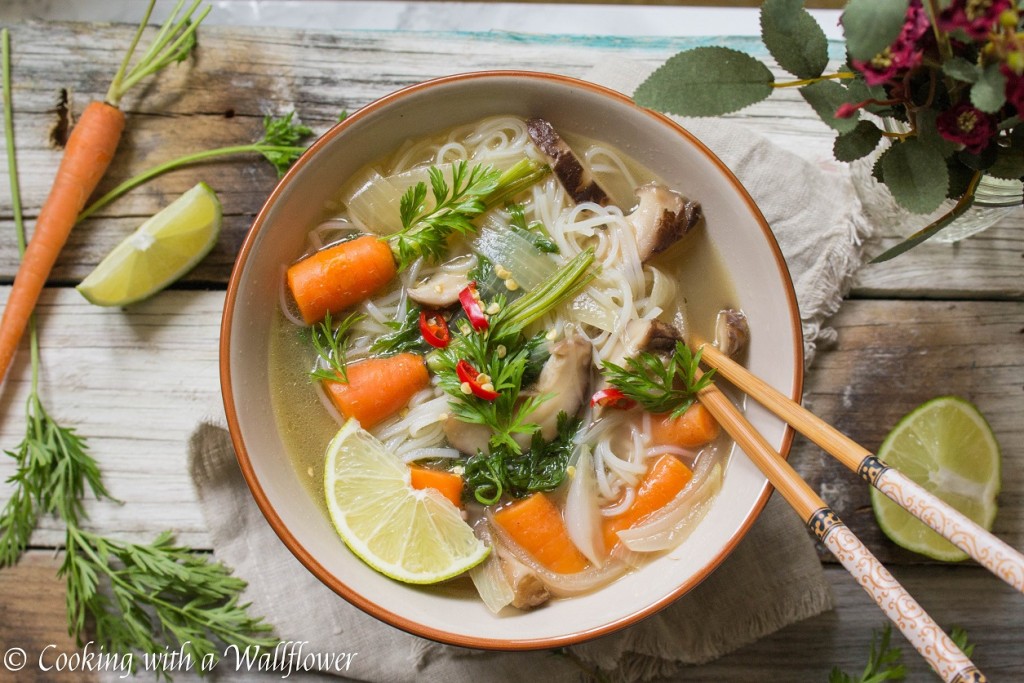 Asian Chicken Noodle Soup | Cooking with a Wallflower