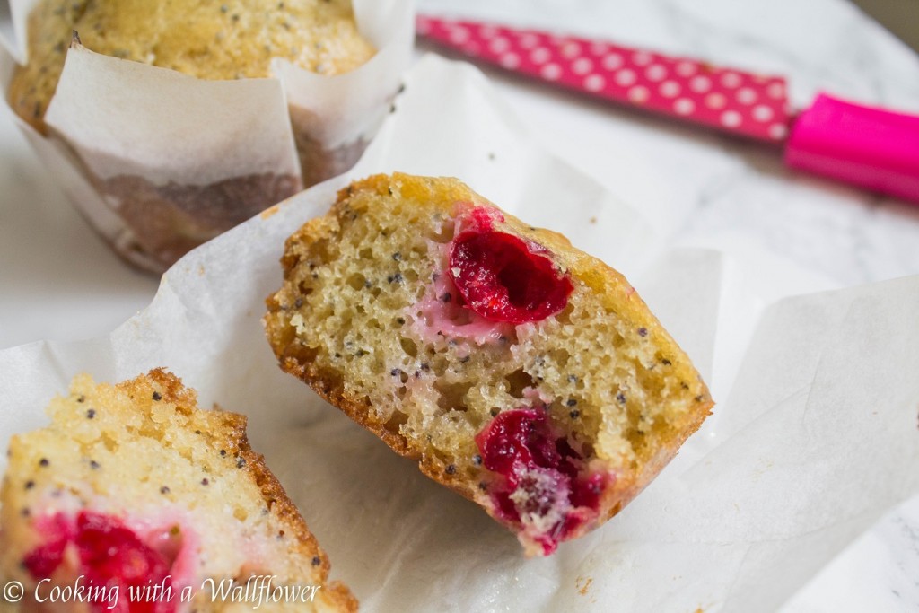 Cranberry Lemon Poppy Seed Muffins | Cooking with a Wallflower