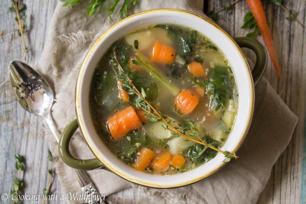 Winter Vegetable Soup - Cooking with a Wallflower