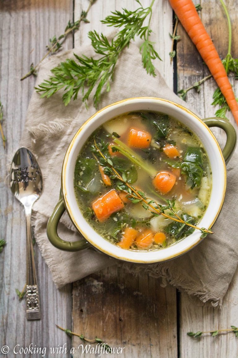 Winter Vegetable Soup - Cooking with a Wallflower