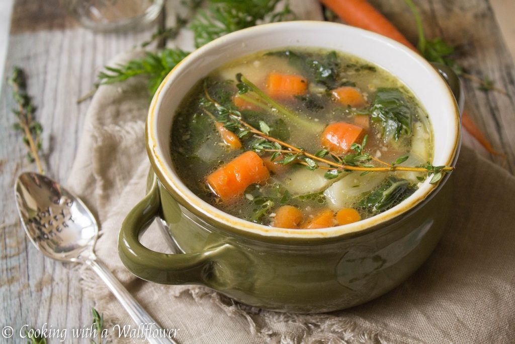 Winter Vegetable Soup | Cooking with a Wallflower