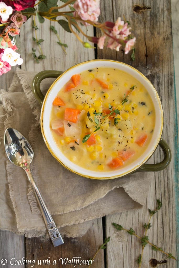 Corn and Potato Chowder | Cooking with a Wallflower