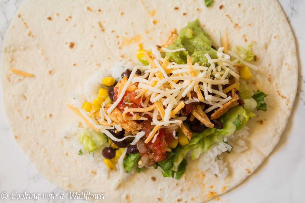 Spicy Chipotle Chicken Burritos | Cooking with a Wallflower