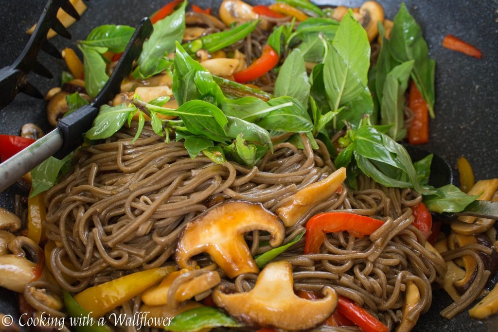Mixed Vegetable Soba Noodle | Cooking with a Wallflower