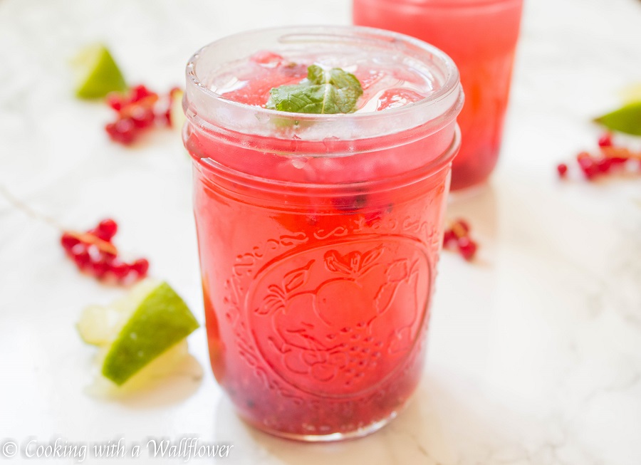 Red Currant Lime Soda