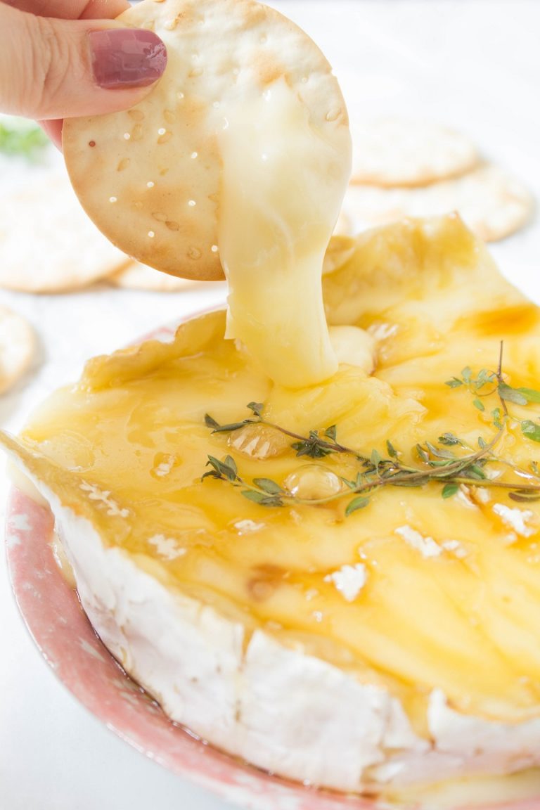 Baked Honey Thyme Brie Cooking with a Wallflower