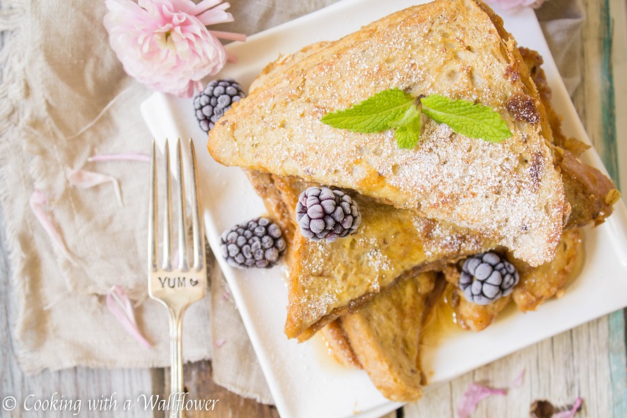 Cookie Butter Stuffed French Toast