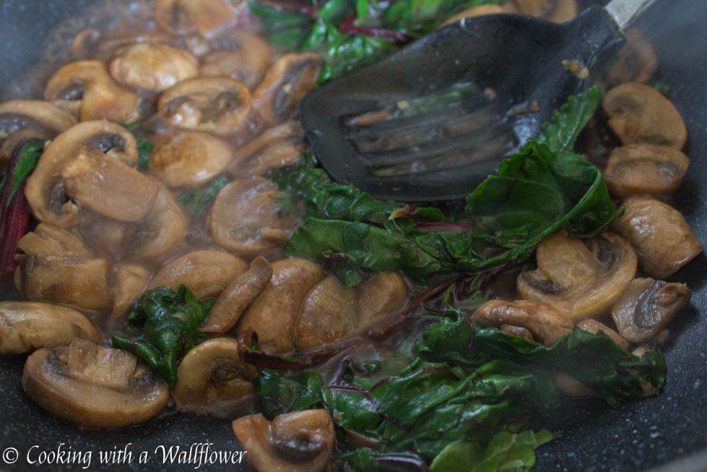 Roasted Beets, Broccolini, and Mushroom Linguine | Cooking with a Wallflower