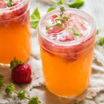 Strawberry Pineapple Sparkling Soda image