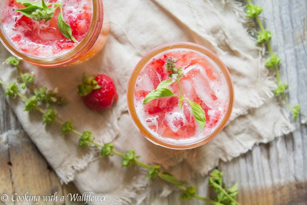Strawberry Pineapple Sparkling Soda | Cooking with a Wallflower