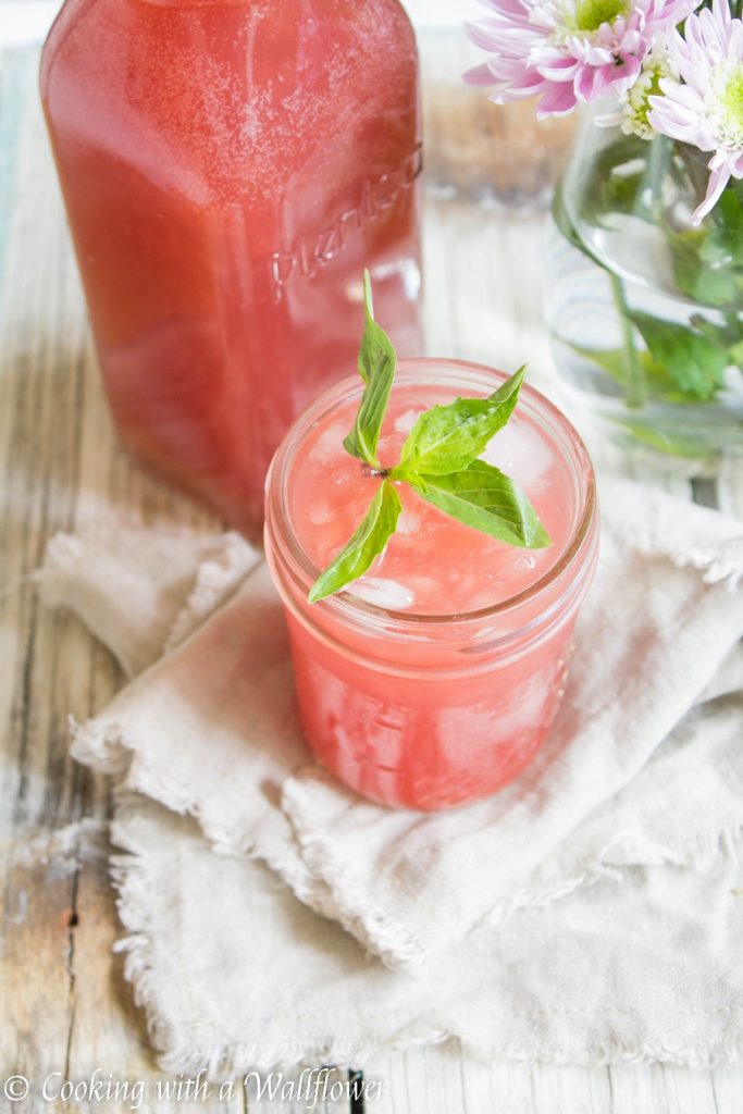 Watermelon Hibiscus Sparkling Soda | Cooking with a Wallflower