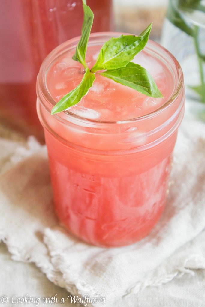 Watermelon Hibiscus Sparkling Soda | Cooking with a Wallflower