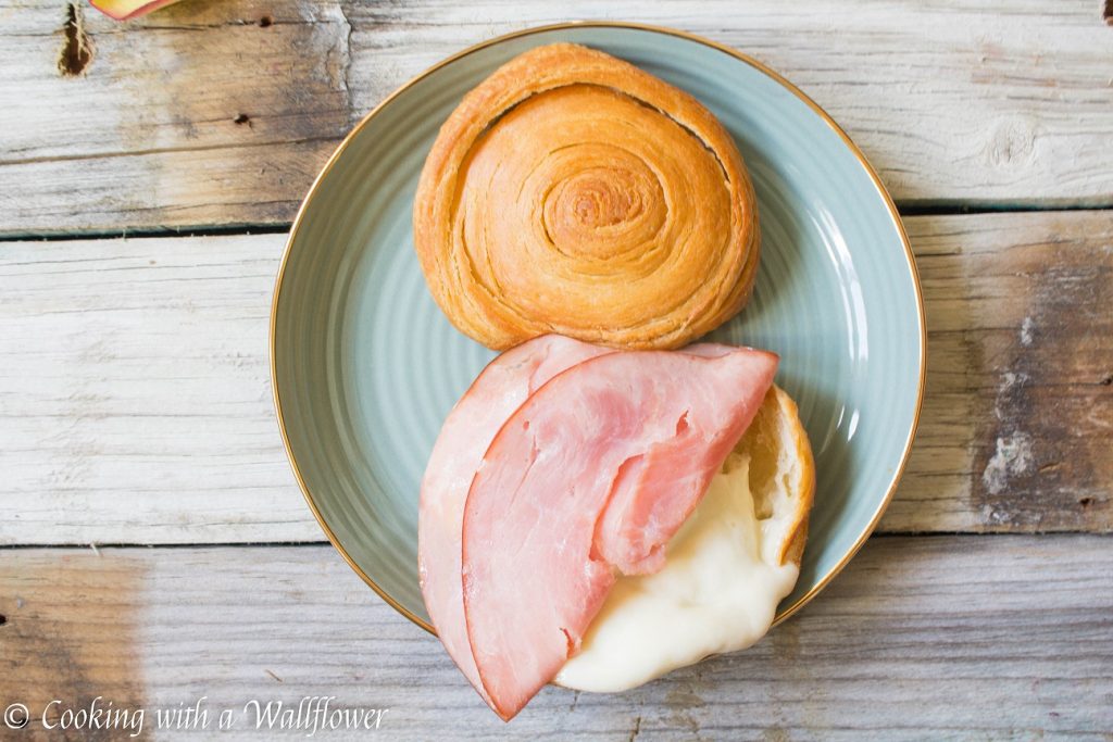 Honey Apple Ham Croissant Melts | Cooking with a Wallflower