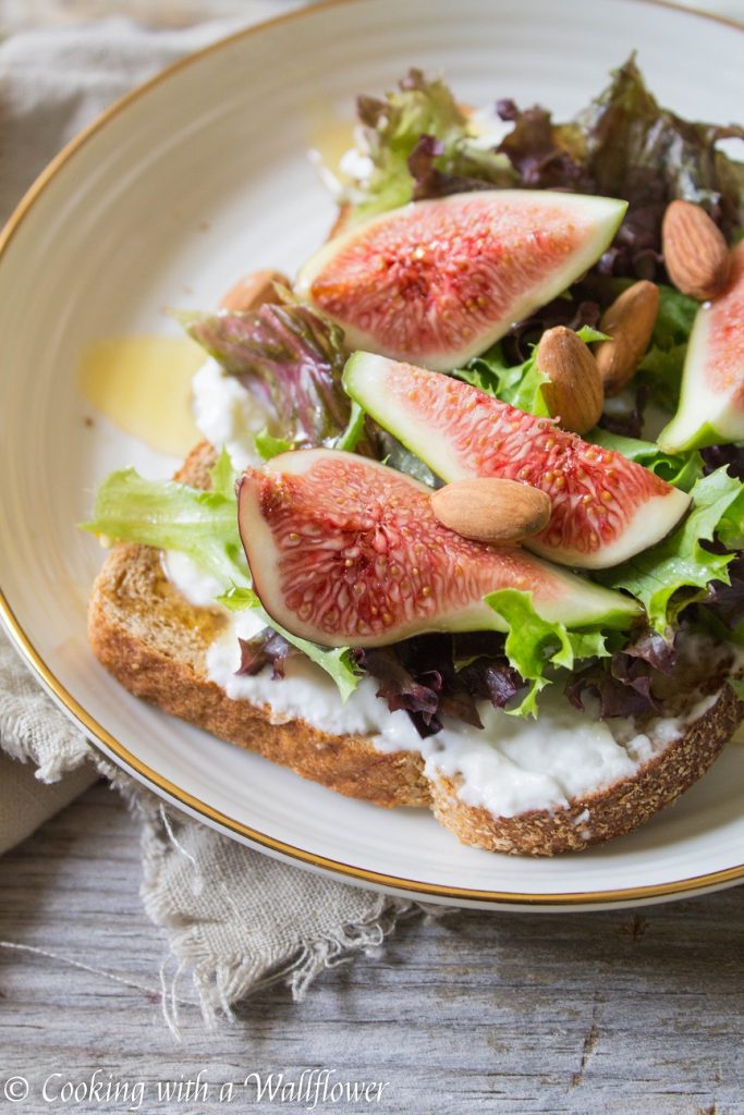 Honey Fig Burrata Toast | Cooking with a Wallflower