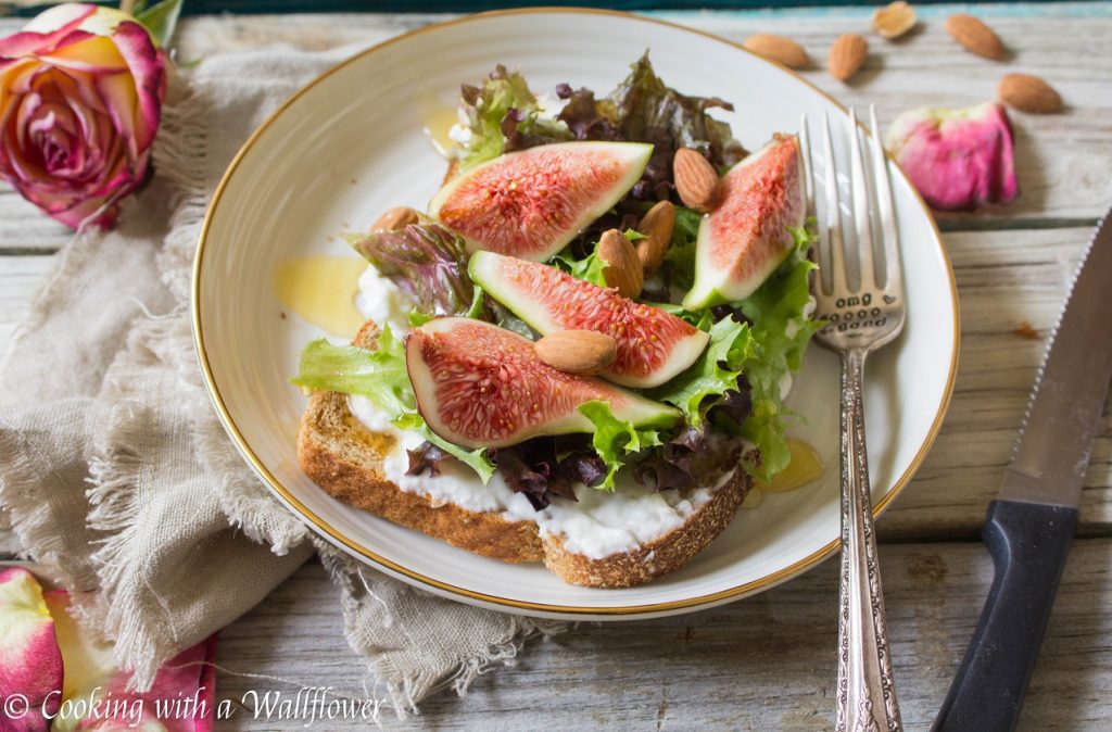 Honey Fig Burrata Toast | Cooking with a Wallflower