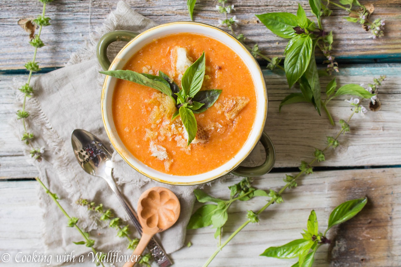 Tuscan Tomato Basil and Bread Soup
