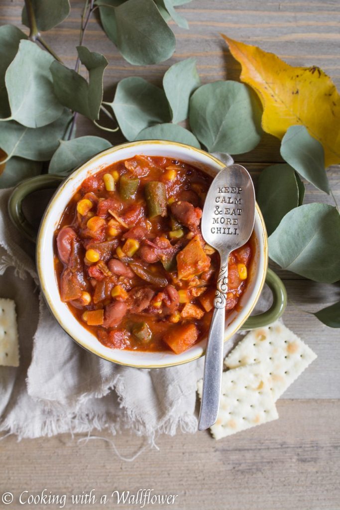 Leftover Turkey Vegetable Chili | Cooking with a Wallflower