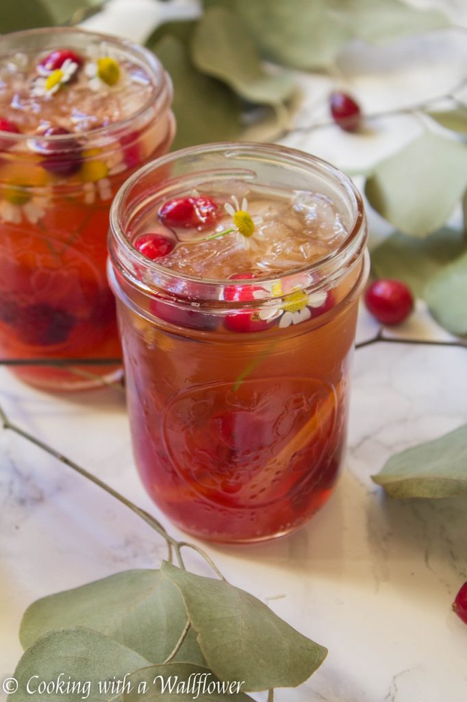 Sparkling Cranberry Apple Cider | Cooking with a Wallflower